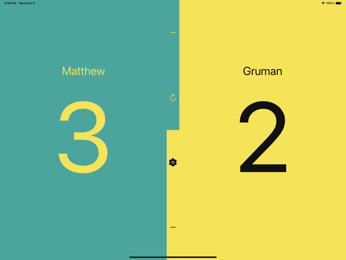 Backgammon Score Keeper