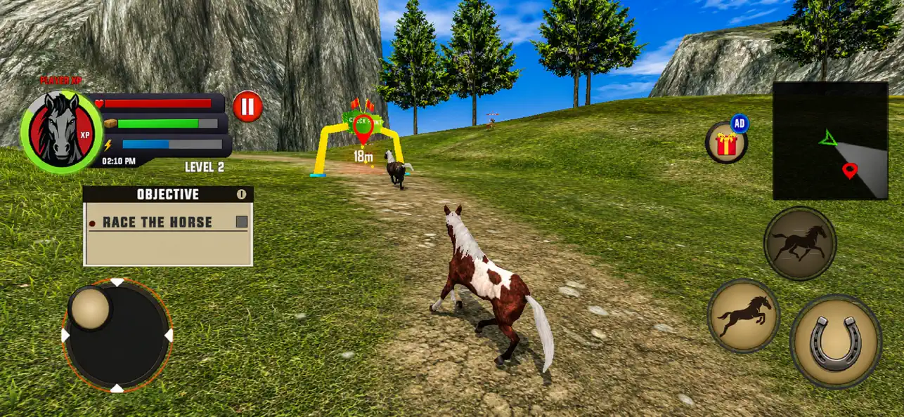 Screenshot #2 pour Vie de chevaux sauvages Alpha