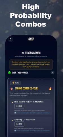 90+3 - Football Predictions iPhone screenshot