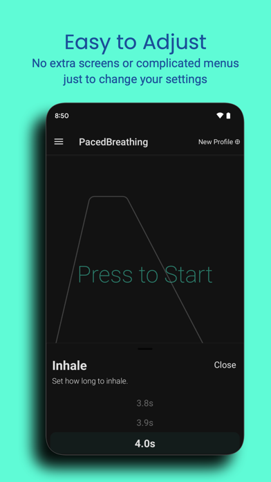 Paced Breathing Screenshot