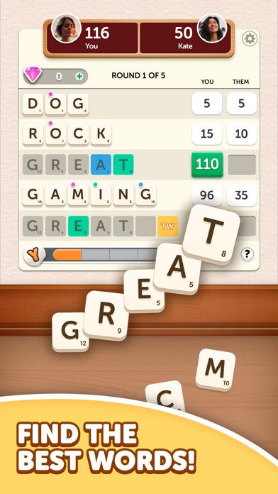 Word Yatzy - Fun Word Puzzler Screenshot