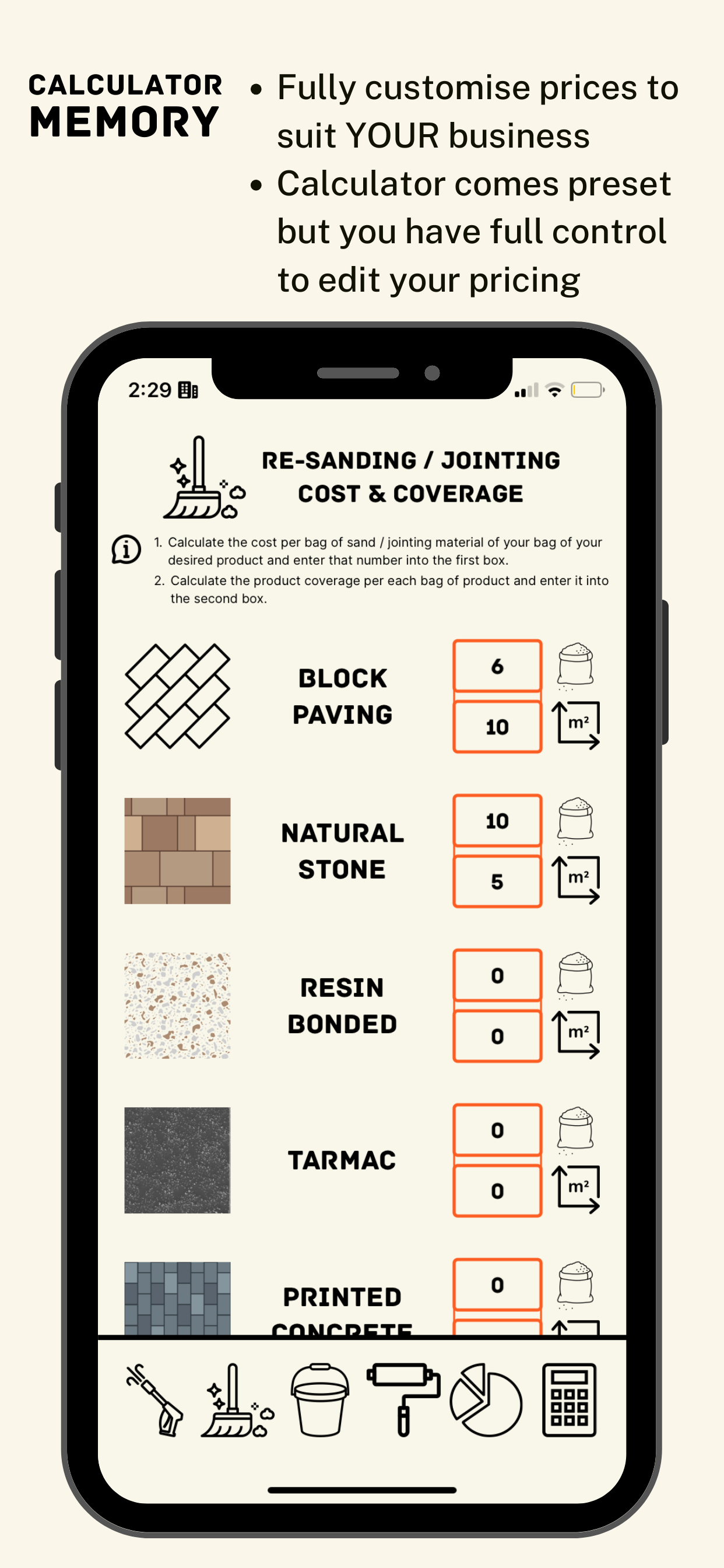 Pressure Washing Calculator