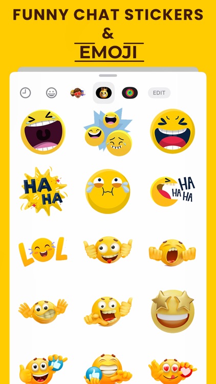 Funny Chat Stickers & Emojis