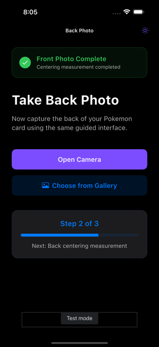 TCG Grading App Screenshot 3 of 5