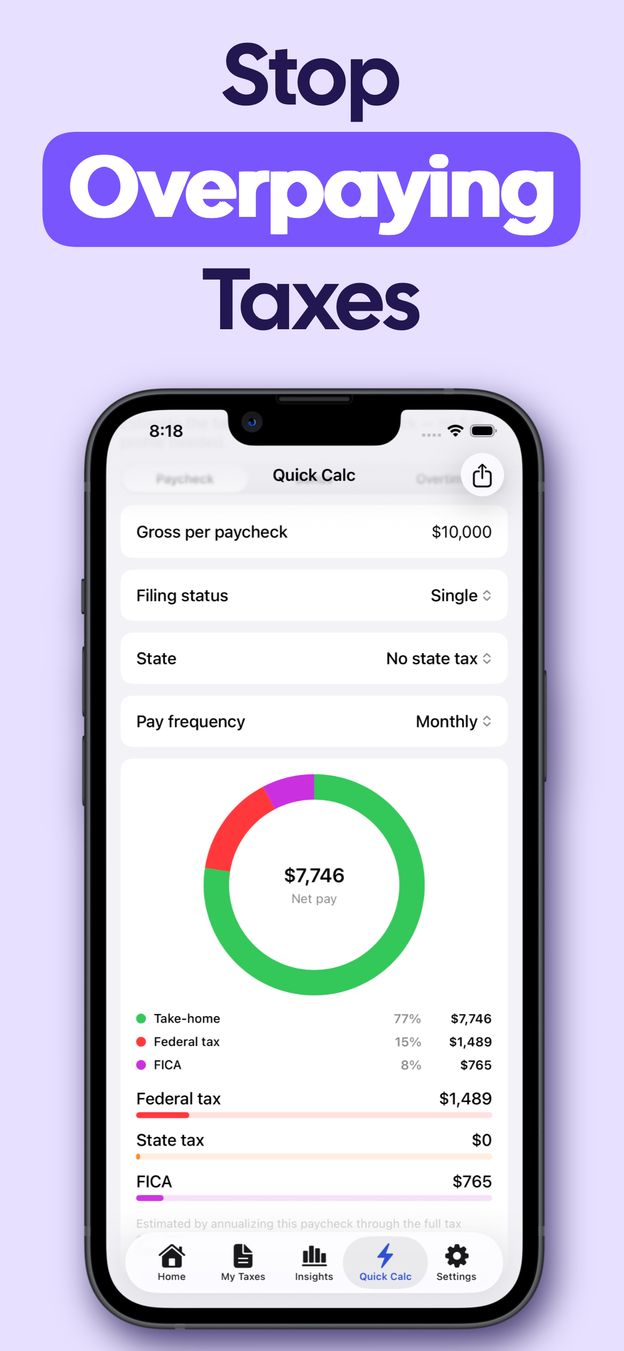 Paycheck Calculator Salary USA