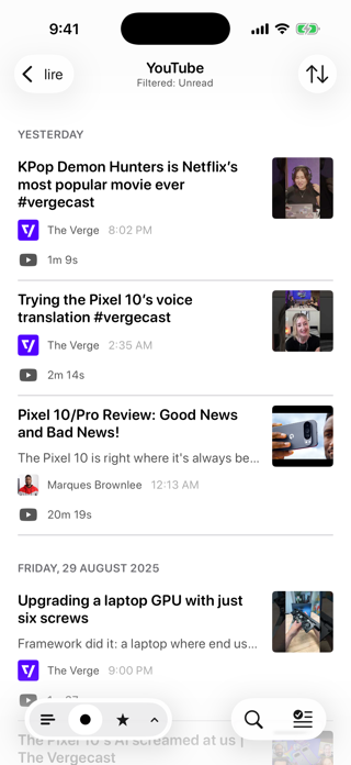 lire: RSS Reader Screenshot 7 of 9