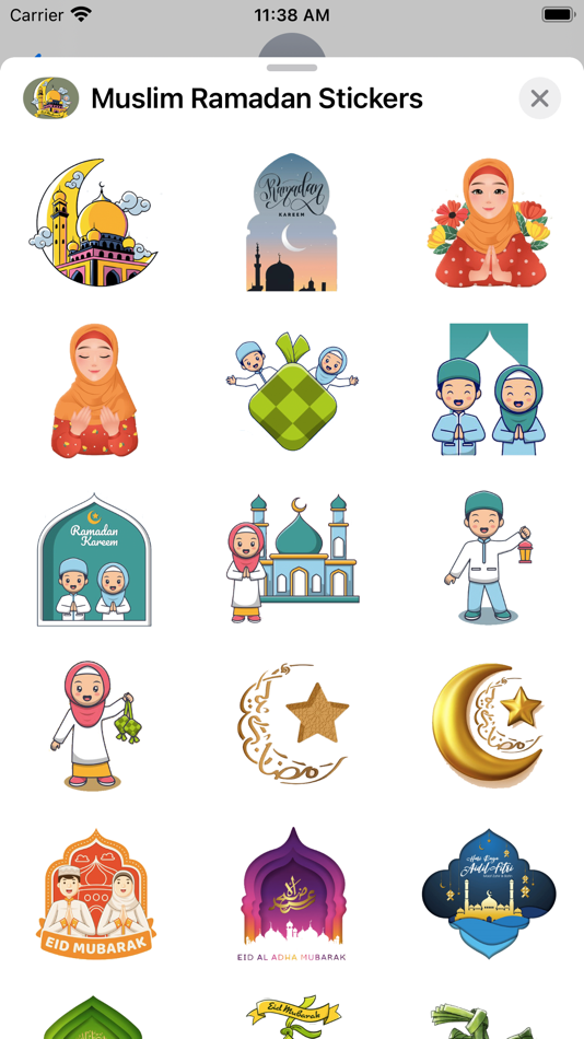 #2. Muslim Ramadan Stickers (iOS) 由: Kai Huei Leow