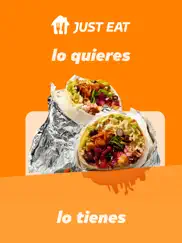 just eat - comida a domicilio ipad capturas de pantalla 1