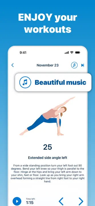 5 Minute Yoga Workouts: Screenshot 7 von 8