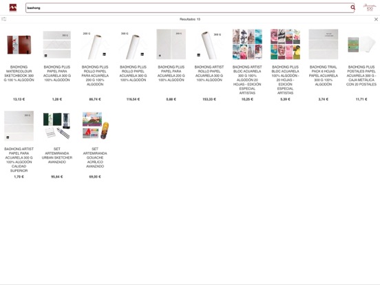 Artemiranda iPad screenshot 4 - Shopping app