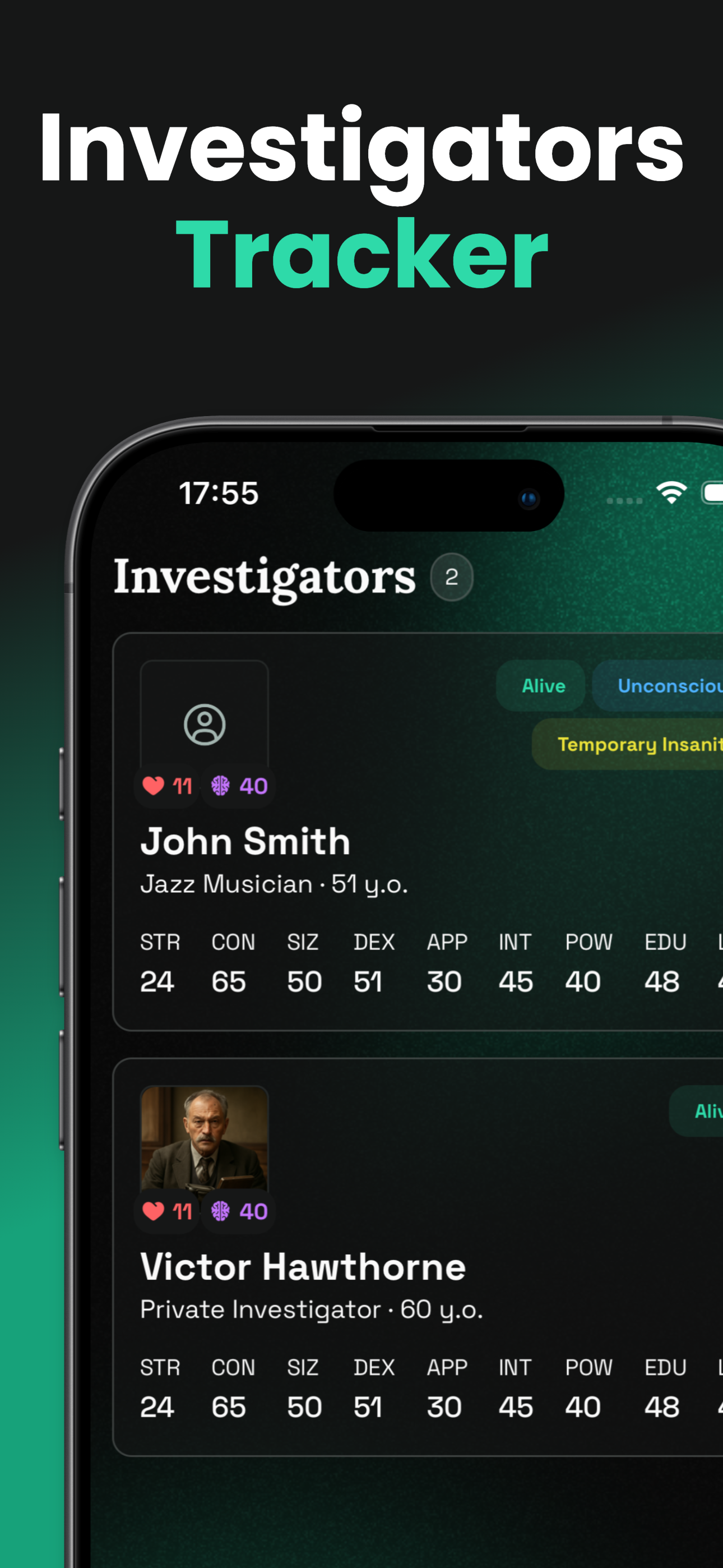 Cthulhu Helper screenshot 3