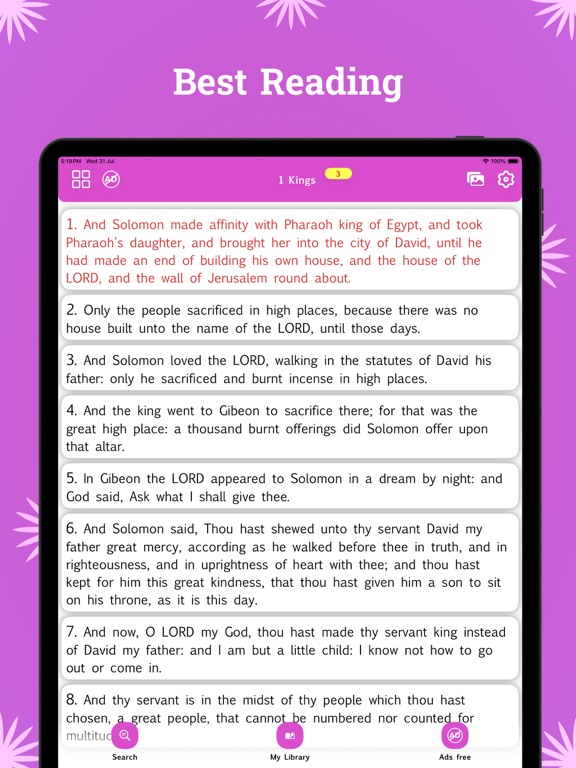 Women's Bible iPad screenshot 2 - Reference app
