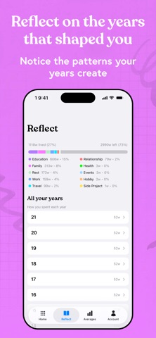 LifeWeeks – Life Tracker Screenshot 4 of 6