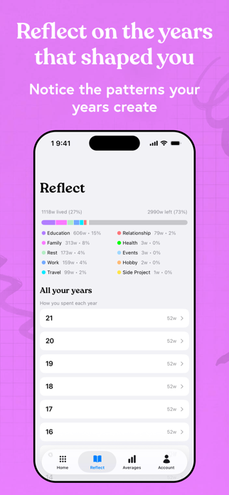 LifeWeeks – Life Tracker Screenshot 4 of 6