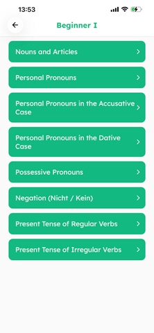 DeutschQuiz Screenshot 2 of 4