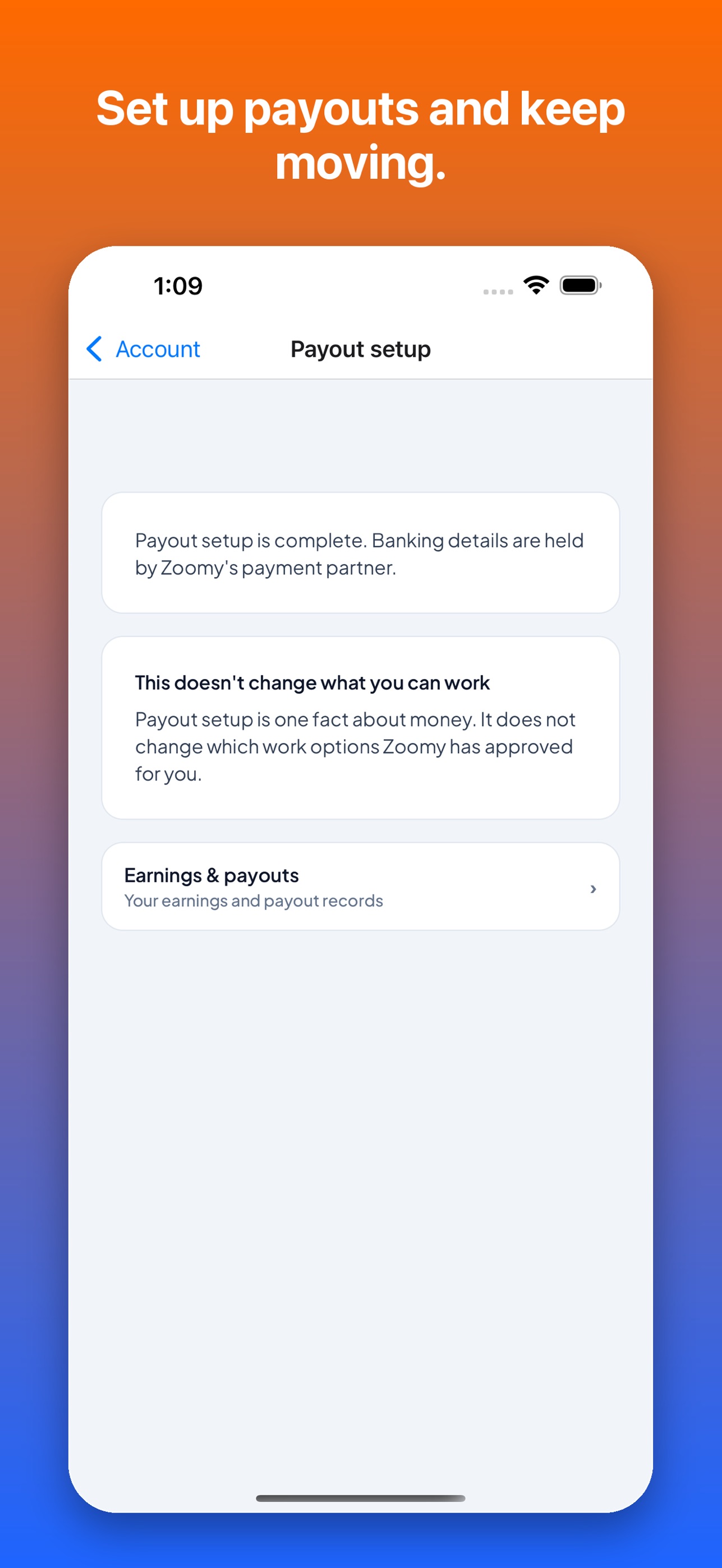 Screenshot 6 of Zoomy Driver: Earn & Move