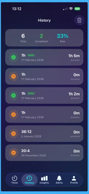 Fastee:Fasting Tracker screenshot 4