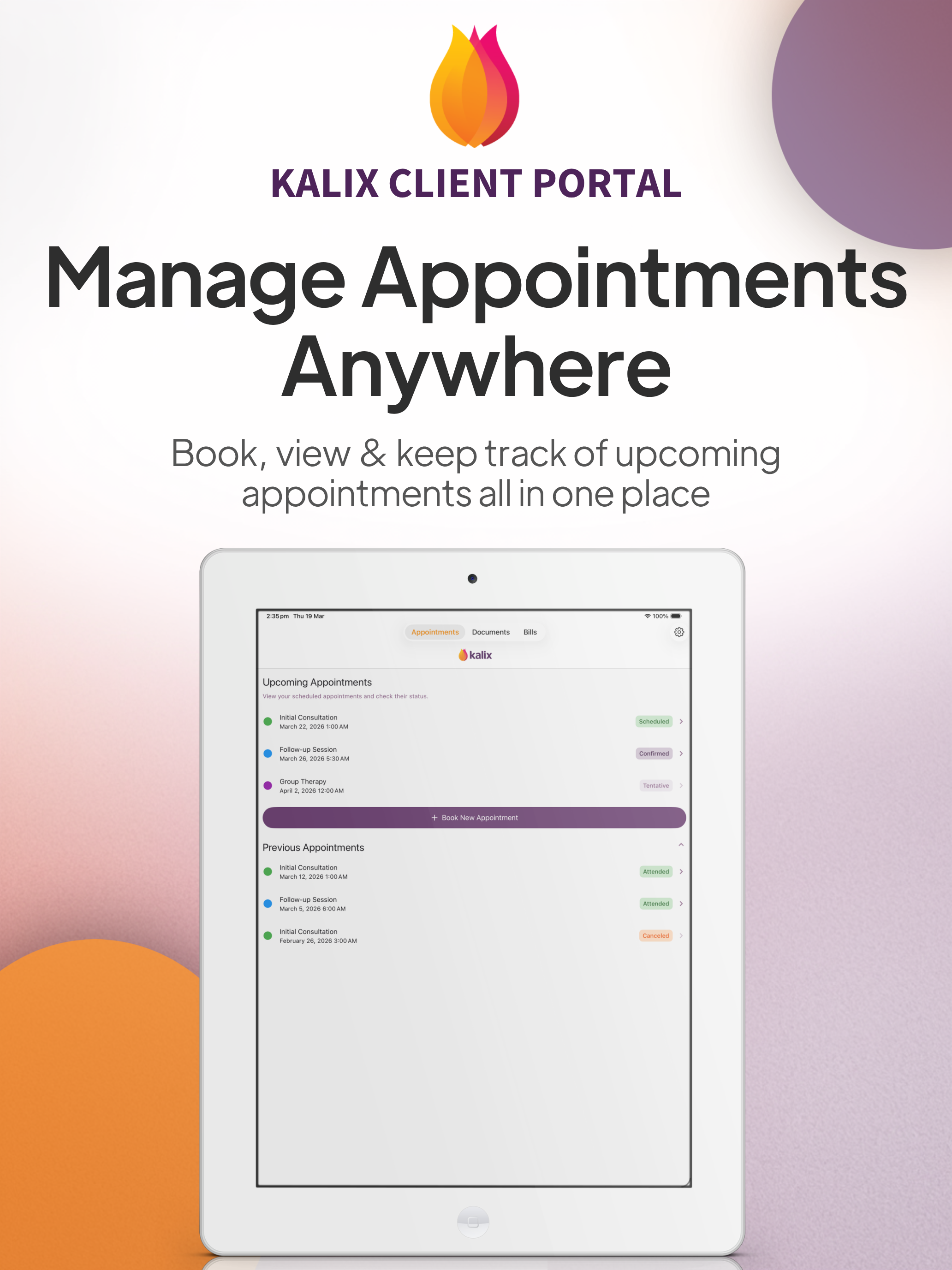 Kalix Client Portal screenshot 5