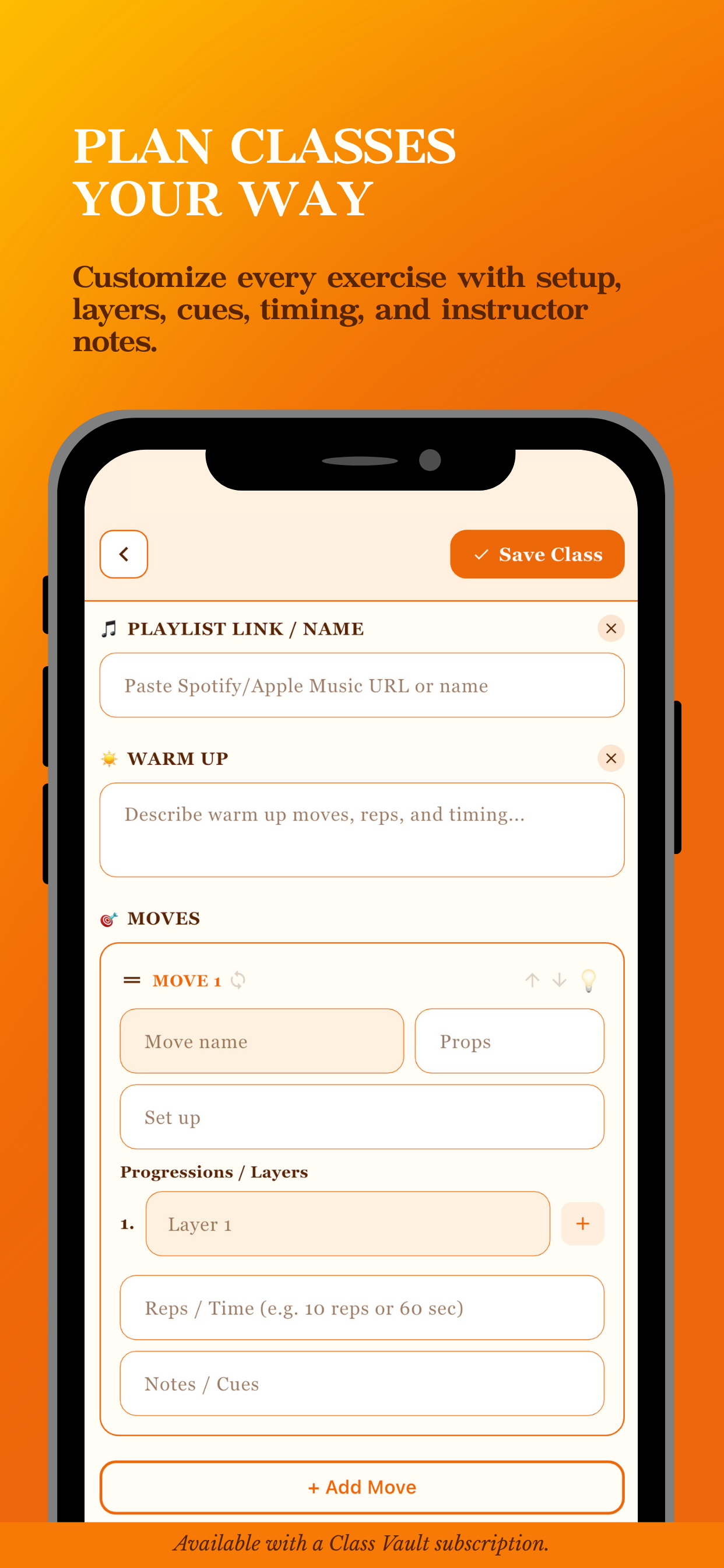 Class Vault screenshot 2