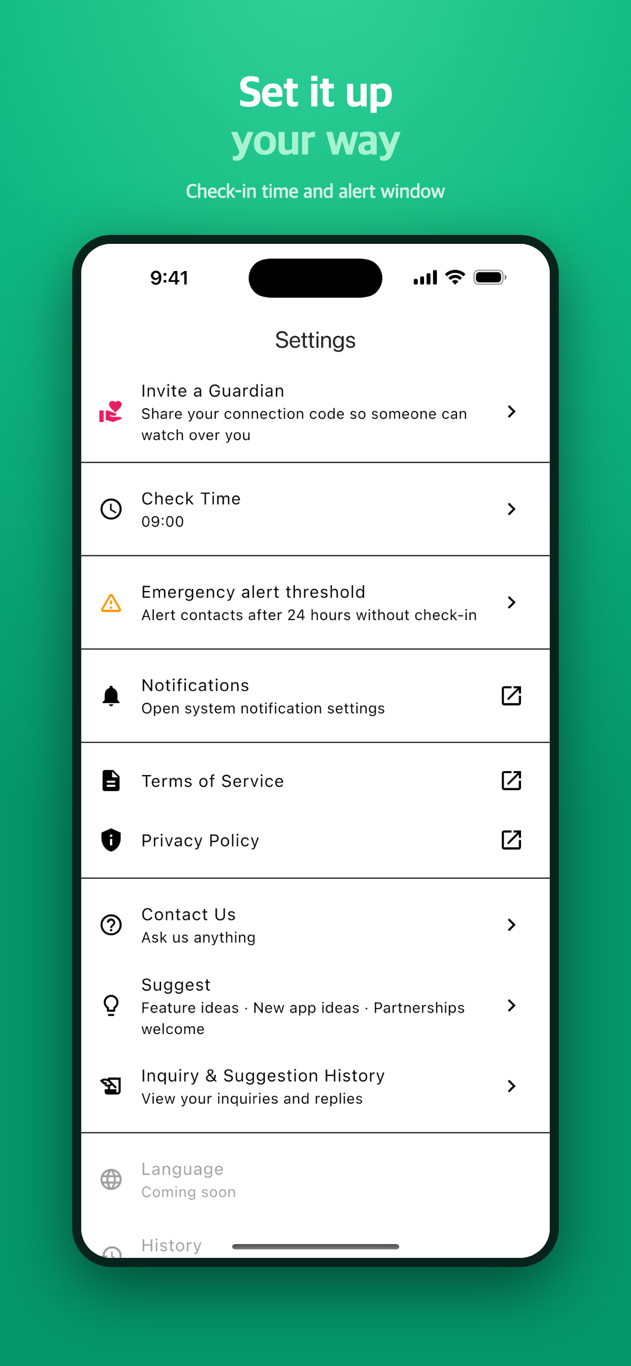 I'm Okay – Daily Safety Check screenshot 4