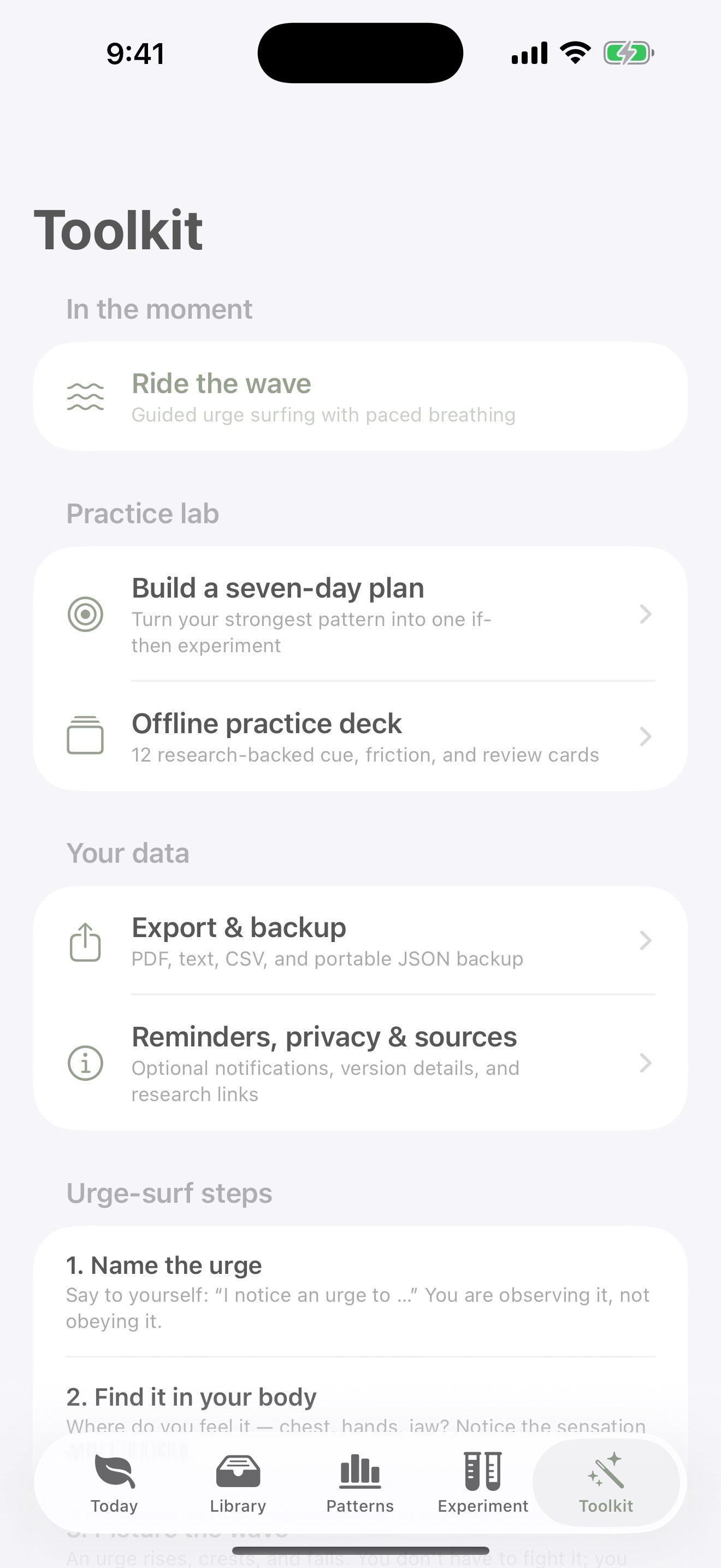 Hush Habit screenshot 5 of 5