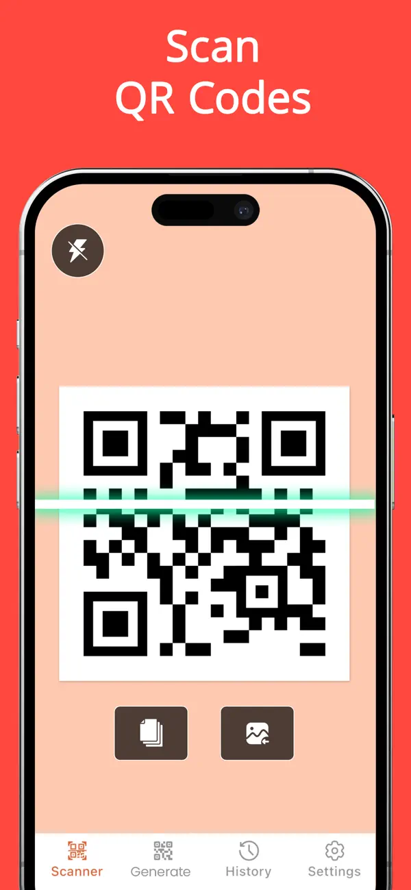 #1. QR Code Reader: Code Scanner (iOS) Ved: Tech Nest