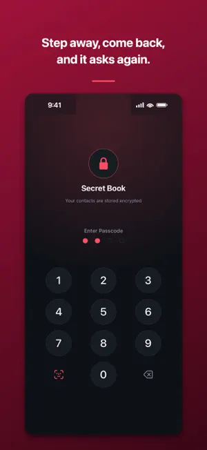 Secret Contacts: Locked Book screenshot 4