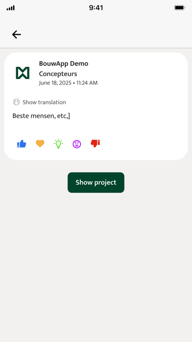 Screenshot 2 of Moerdijk Bouwapp App