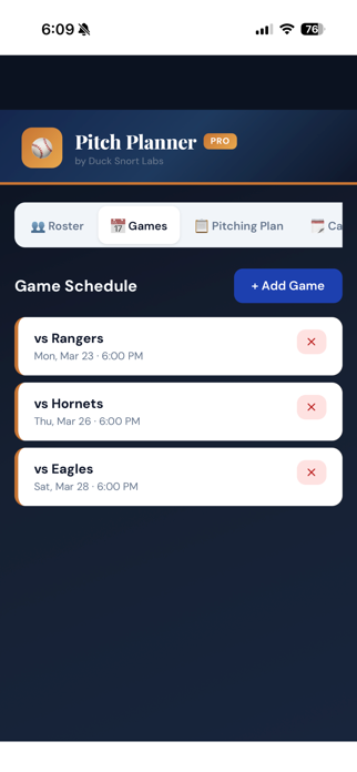 Pitch Planner Pro Screenshot 2 of 7