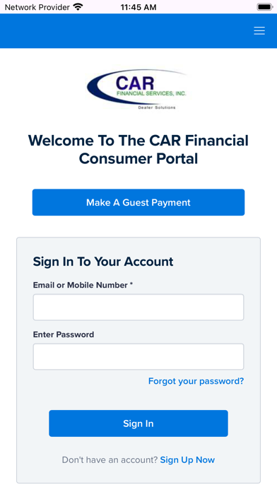 CAR Financial Mobile Screenshot