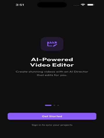 CueEdit - AI Video Editor iPad screenshot