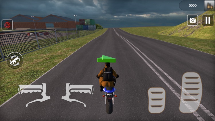 Police Moto Bike Chase Crime