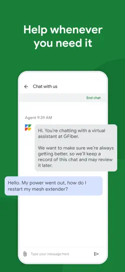 GFiber: The Google Fiber App iPhone Screenshot 2