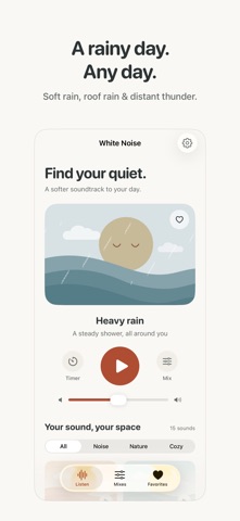 White Noise: Sleep & Rain Screenshot 2 of 5