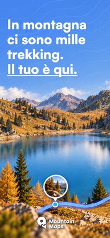 Mappe Trekking: Mountain Maps iPhone screenshot 1