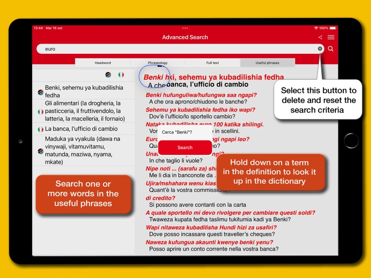 Swahili-Italian Dictionary screenshot-4