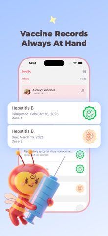 Beeby: Baby Vax Tracker screenshot