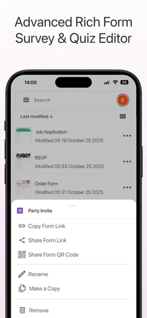 Forms for Google Doc iPhone screenshot 5