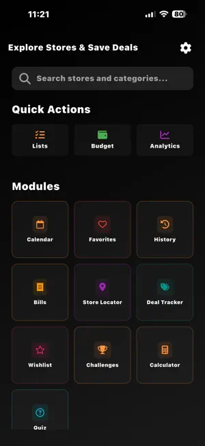 Shopping List & Budget Planner screenshot 1