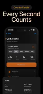 Days Since: Quit Habit Tracker screenshot #3 for iPhone