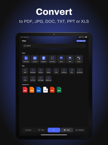 Scaneum: PDF Document Scanner iPad screenshot