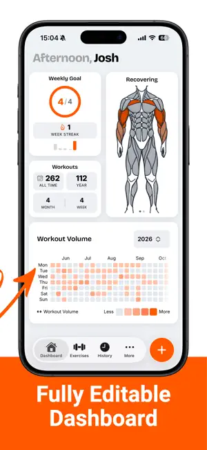 GymNote+ Workout Log & Tracker screenshot 3