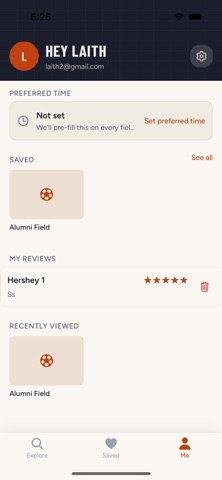 Onside iPhone screenshot