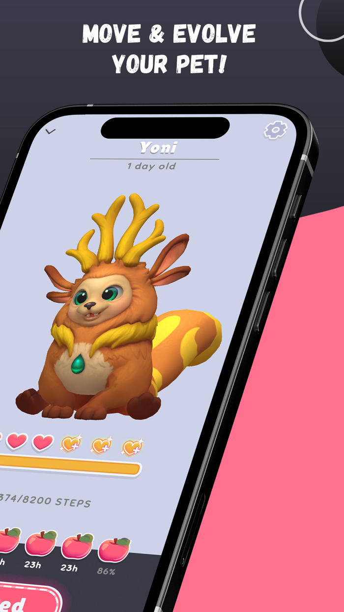 FitPets step  activity goals