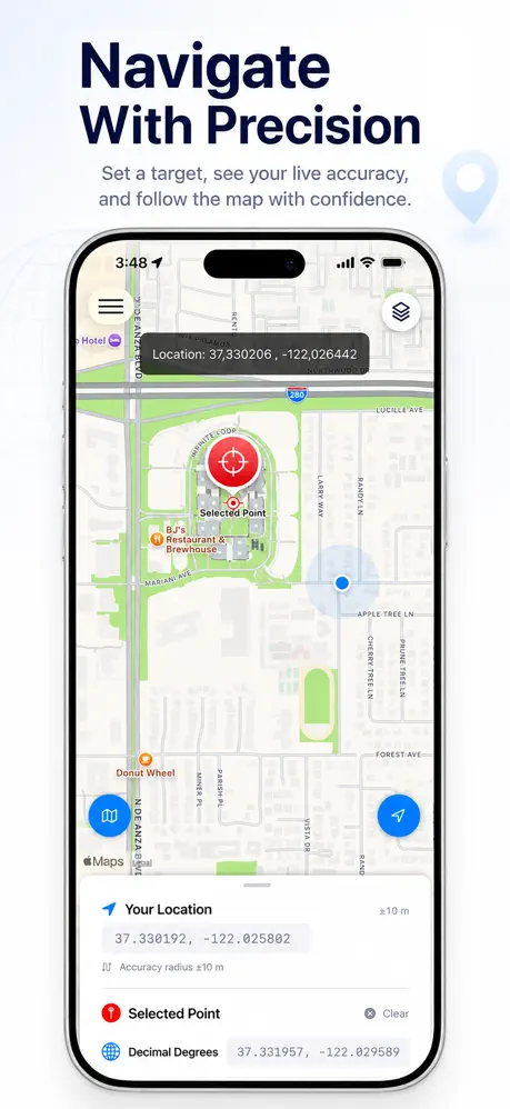 Global Locator on iPhone — screenshot 2