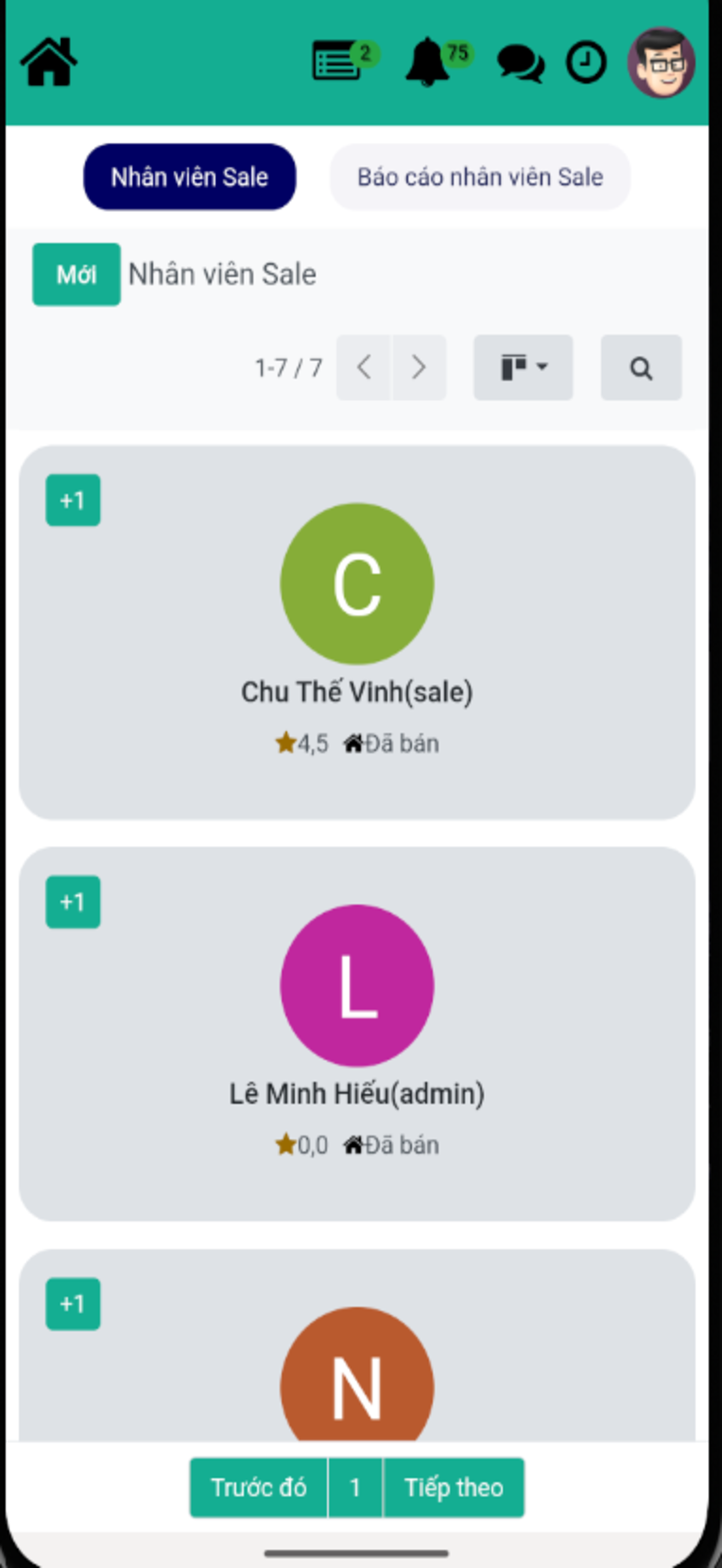 CRM Sale BĐS screenshot 3