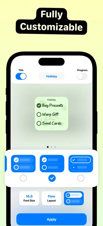 To Do List Widget: Screenshot 5 von 6