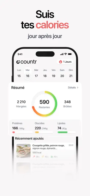 Countr - Trackeur de Calories screenshot 4