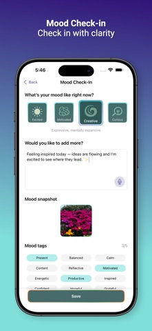 Moodra: Mood Journal & Tracker Screenshot 2 of 5