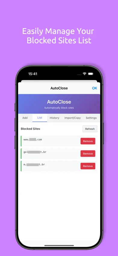 AutoClose - Website Blocker screenshot 3